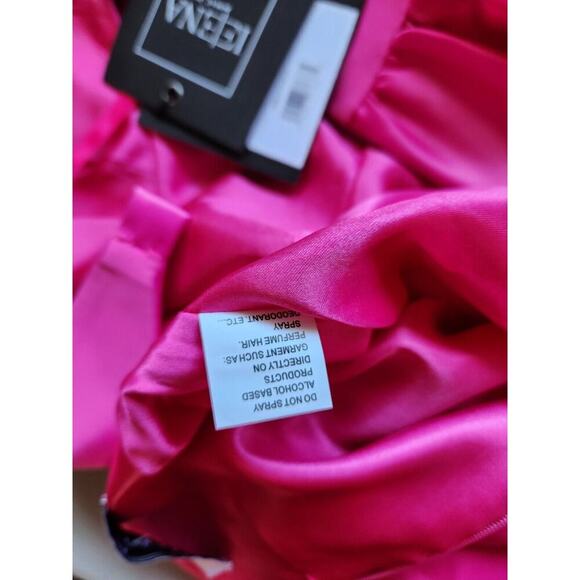 NWT Mac Duggal Bow Bubble Mini Dress Size 4 Hot Pink #9J505 - Picture 10 of 10